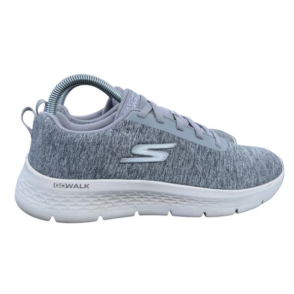 Skechers GO WALK Running Sneakers Shoes Womens 9.5 Gray Low Top Slip On 124959W - Picture 1 of 11